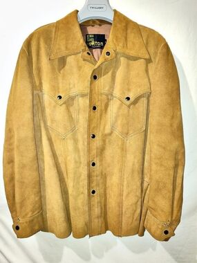 70s Silton Suede Jacket Brown